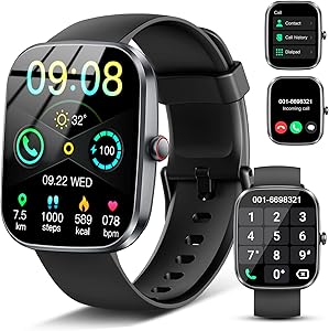 Smart Watch, 2026 HD 1.91″ Bluetooth 5.4 Calling Smartwatch for Men Women, SPO2/Heart Rate/Sleep Monitor, 115+ Sport Modes…