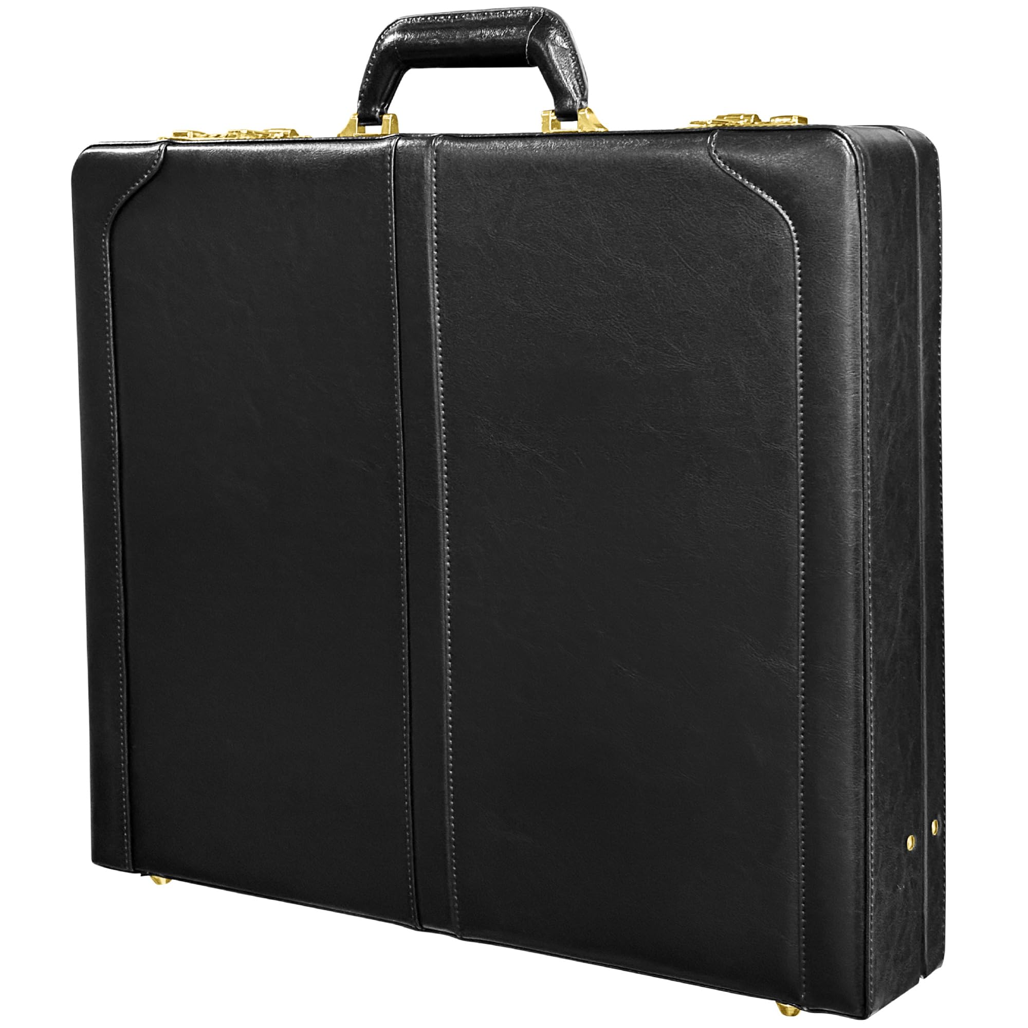 THE MASONIC COLLECTION Mallette classique Layflat Grand Rank - Noir - Étui Regalia en simili cuir avec serrure - Cadeau personnalisé pour homme