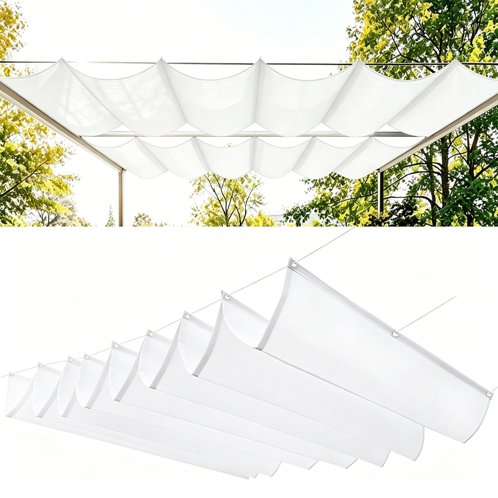Voile d'ombrage rétractable : protégez votre terrasse de la pluie et des UV