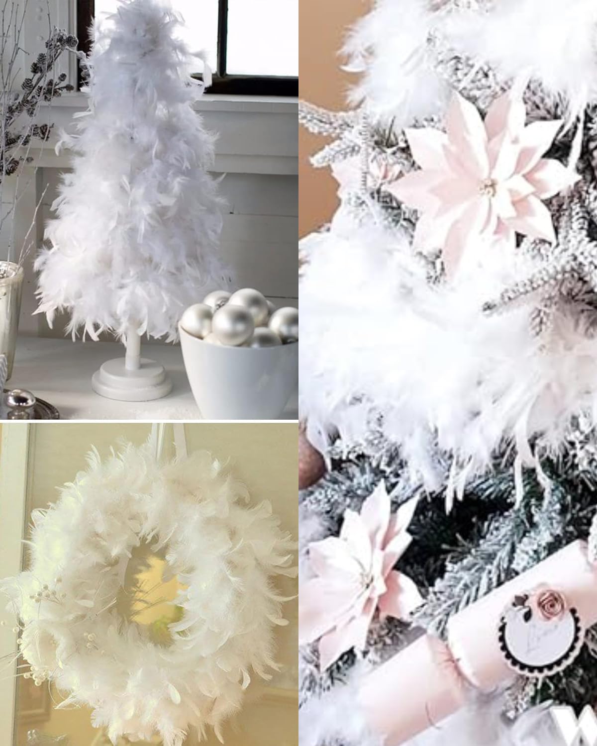 Boa En Plumes Blanches 1,2m + Lunettes Cœur - Accessoire Déguisement Enfant Et Adulte Pour Fête Et Halloween