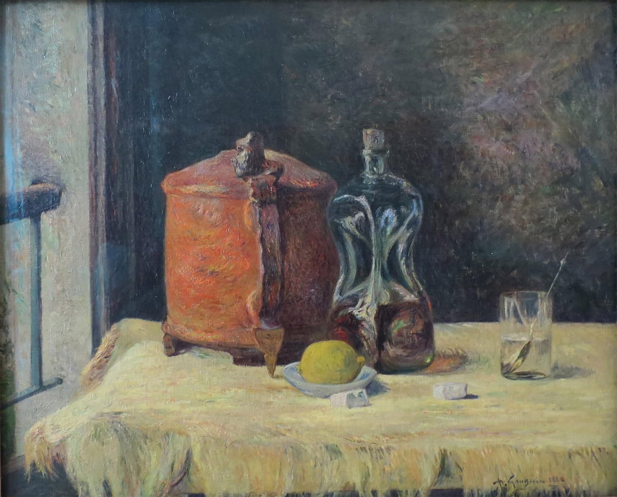 SERENDIPITP Retro Picture Poster Wall Art Pictures Painting At the Window by Paul Gauguin Wall Art Canvas Print for Wall Decor 60x90cm