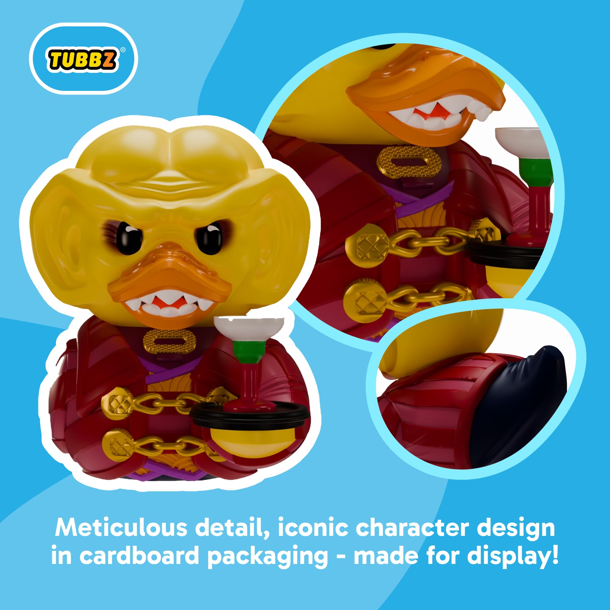 TUBBZ Boxed Edition: Star Trek - Quark Cosplaying Rubber Duck Vinyl Figure, Quark (Boxed), 3.54 inches - Image 2