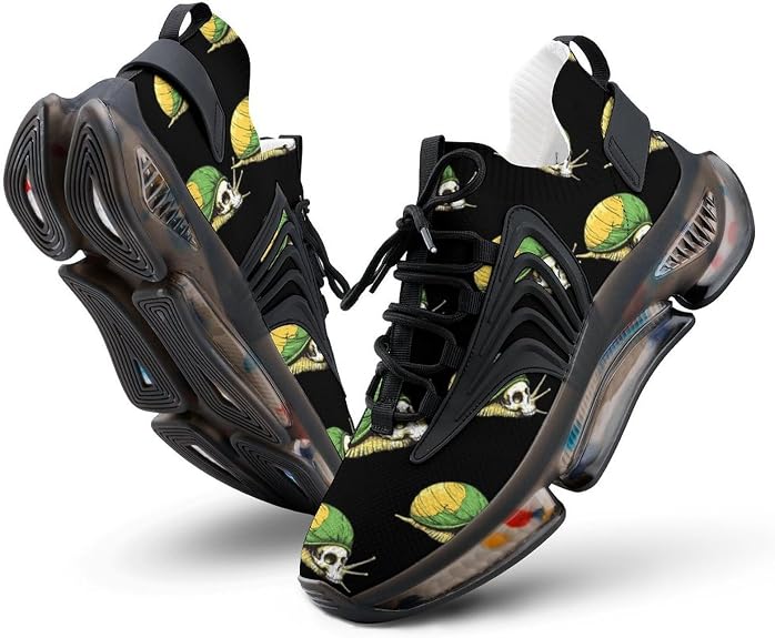 Snail Skull Sneakers for Women Lightweight