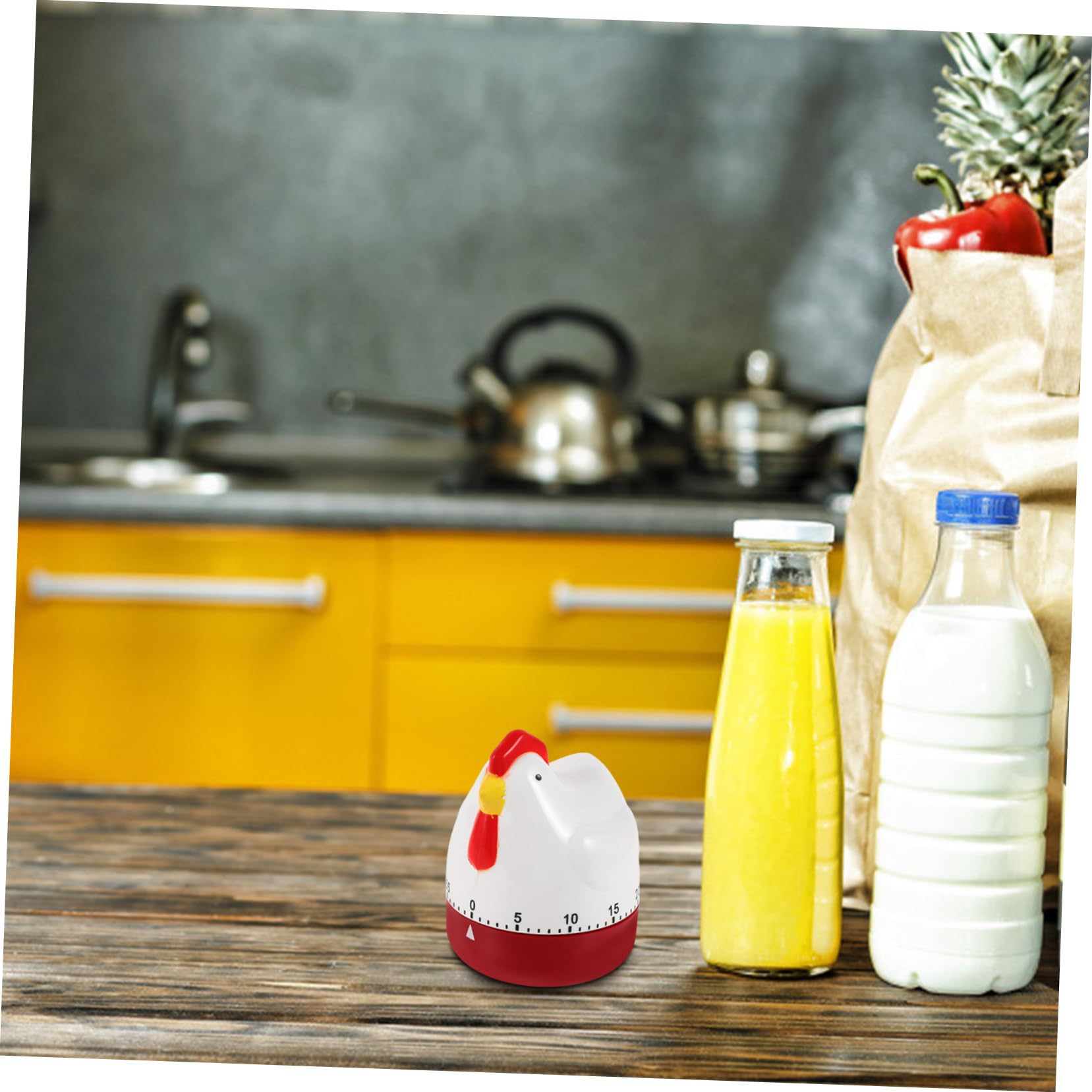 BESTOYARD 5stücke Küchenmechanischer Timer Im Tierdesign Tragbares Kochwerkzeug Für Präzises Timing Für Backen Kochen Und Üben Batteriefrei Und Einfach Zu Bedienen