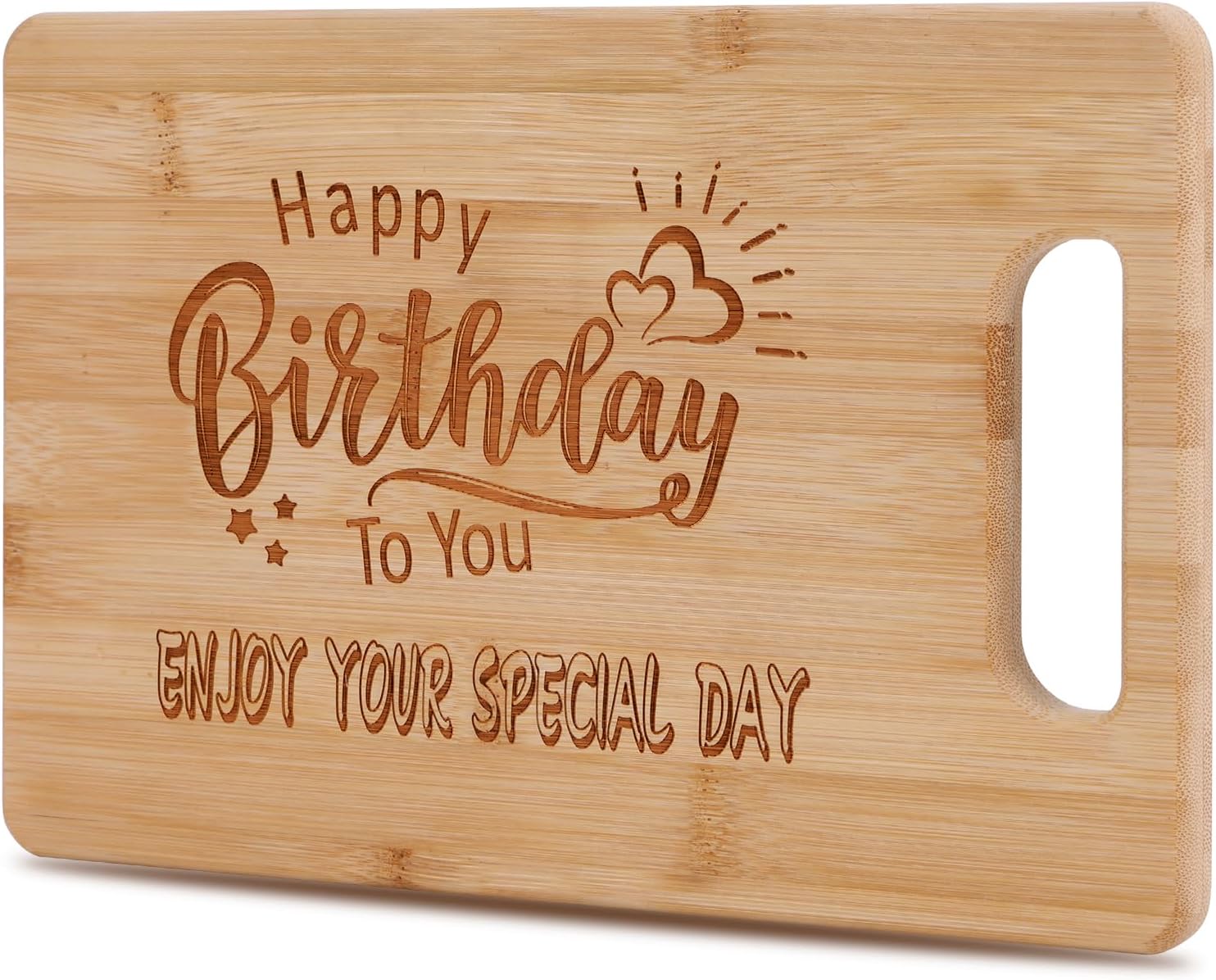 (Similar to)Birthday Gifts for Women Men 11x7 inch, Happy Birthday Cutting Board Gifts for Her Him Mom Grandma