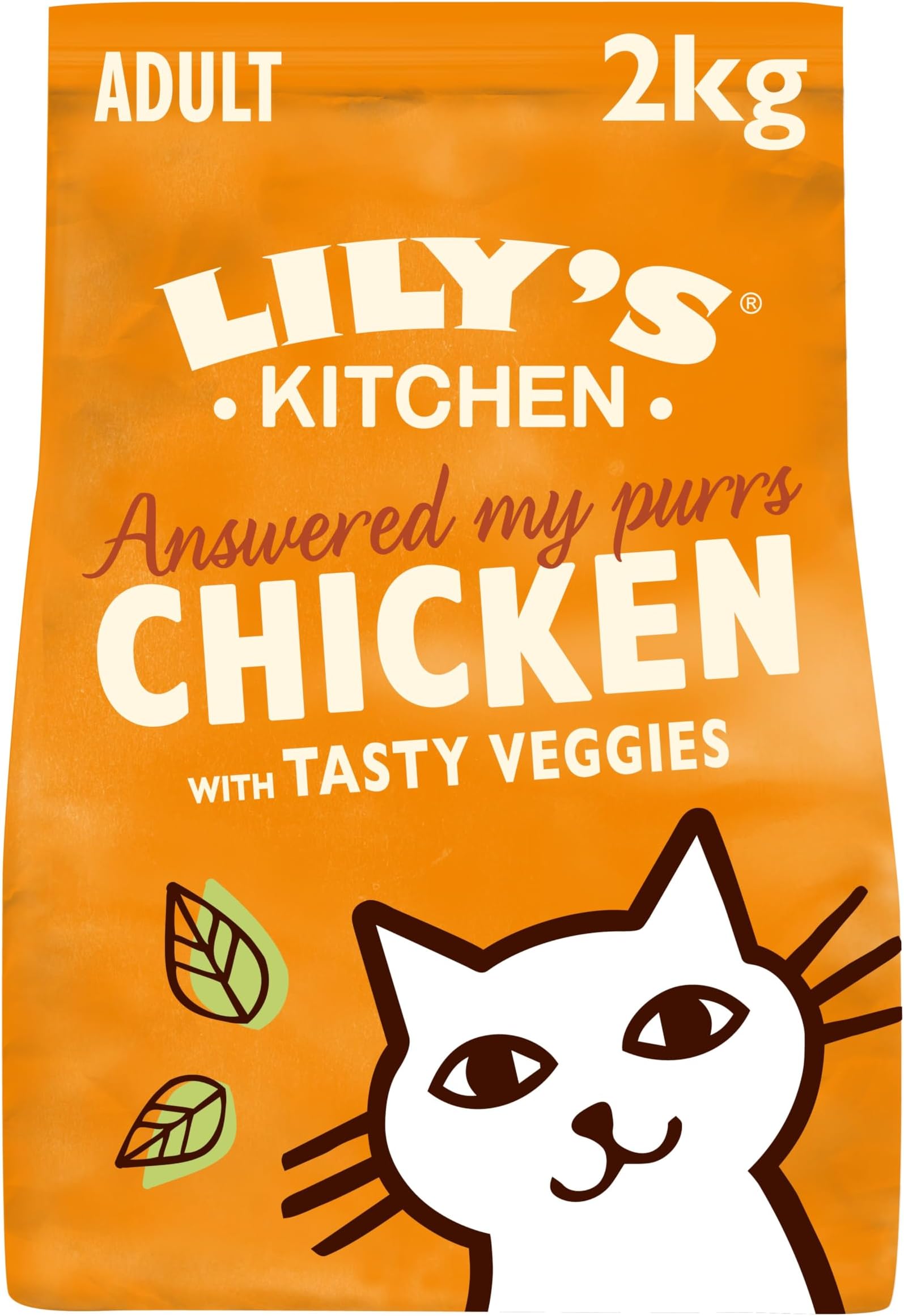 Lily's Kitchen Made with natural ingredients, dry food for adult dogs, cat food, oven chicken with vegetables, grain-free formula, 2 kg