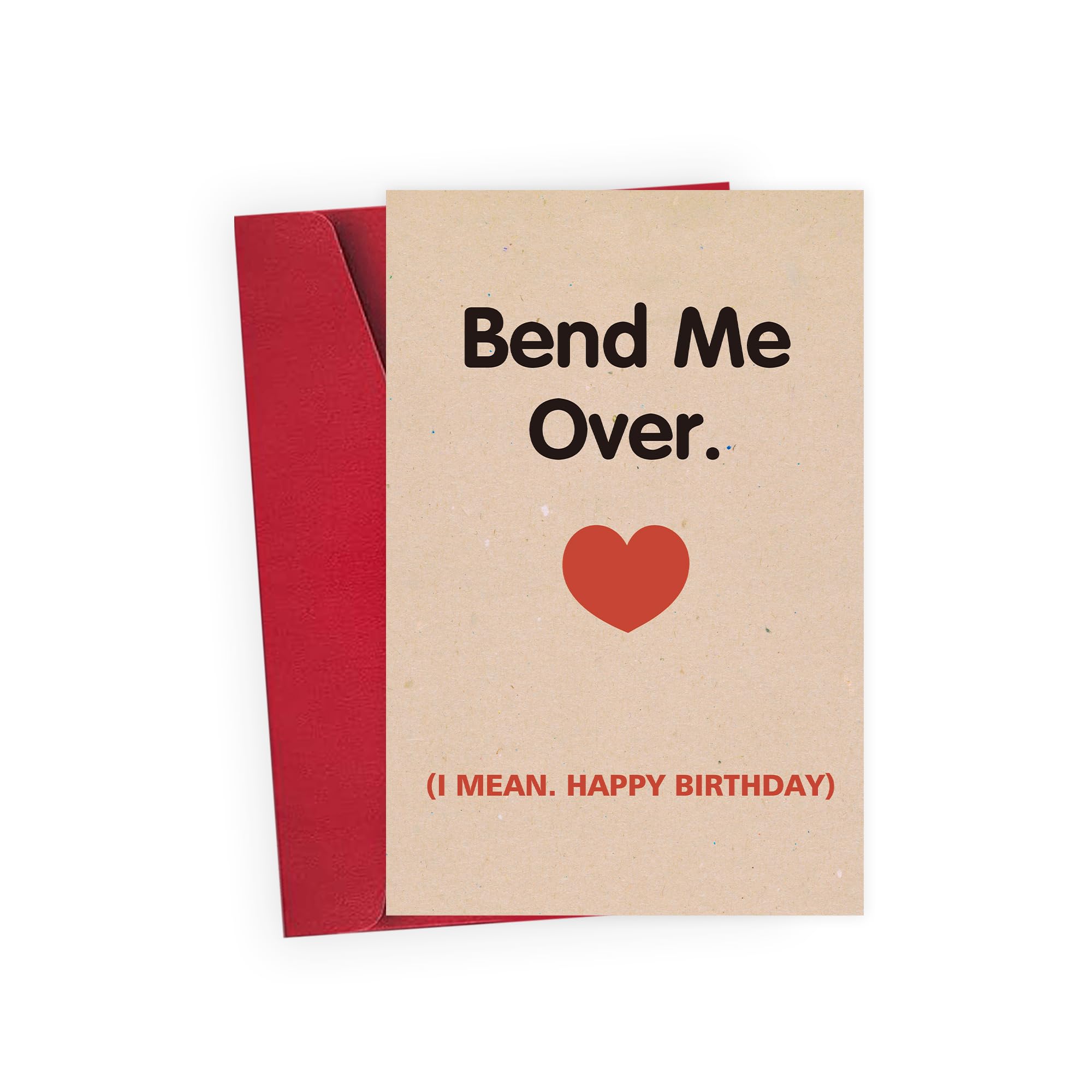 Detuca Naughty Husband Birthday Card, Bend Me Over Cards Gift for Him Boyfriend Fiance, Raunchy Husband Birthday from Wife,