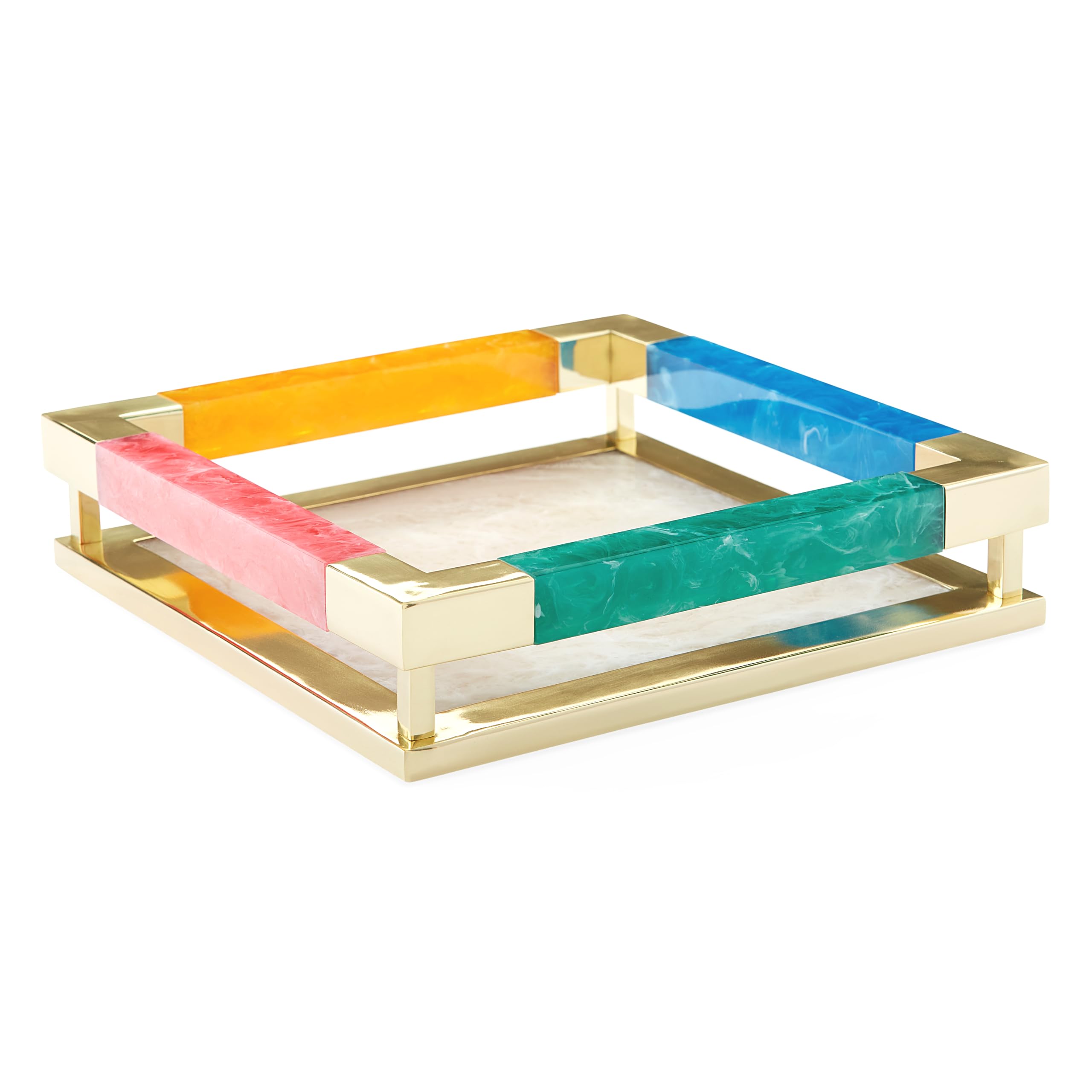 Jonathan Adler Multicolor Como Square Tray