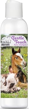 The Blissful Horses Gentle Touch Horse Shampoo All Natural Hypoallergenic Shampoo, 16-Ounce
