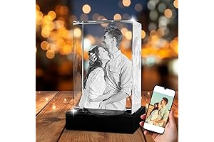 POEM Studio 3D Crystal Photo, Personalized 3D Picture Cube