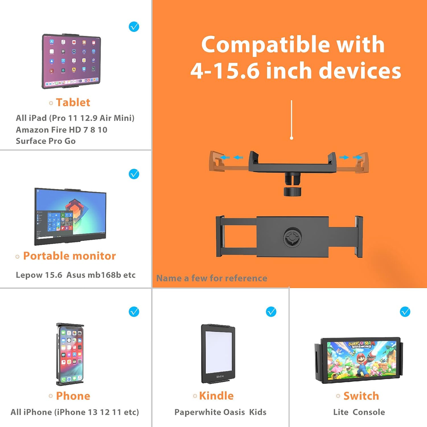 Buy Pozliv Overhead Tripod Mount for Tablet, Desk Arm for 12.9'' iPad