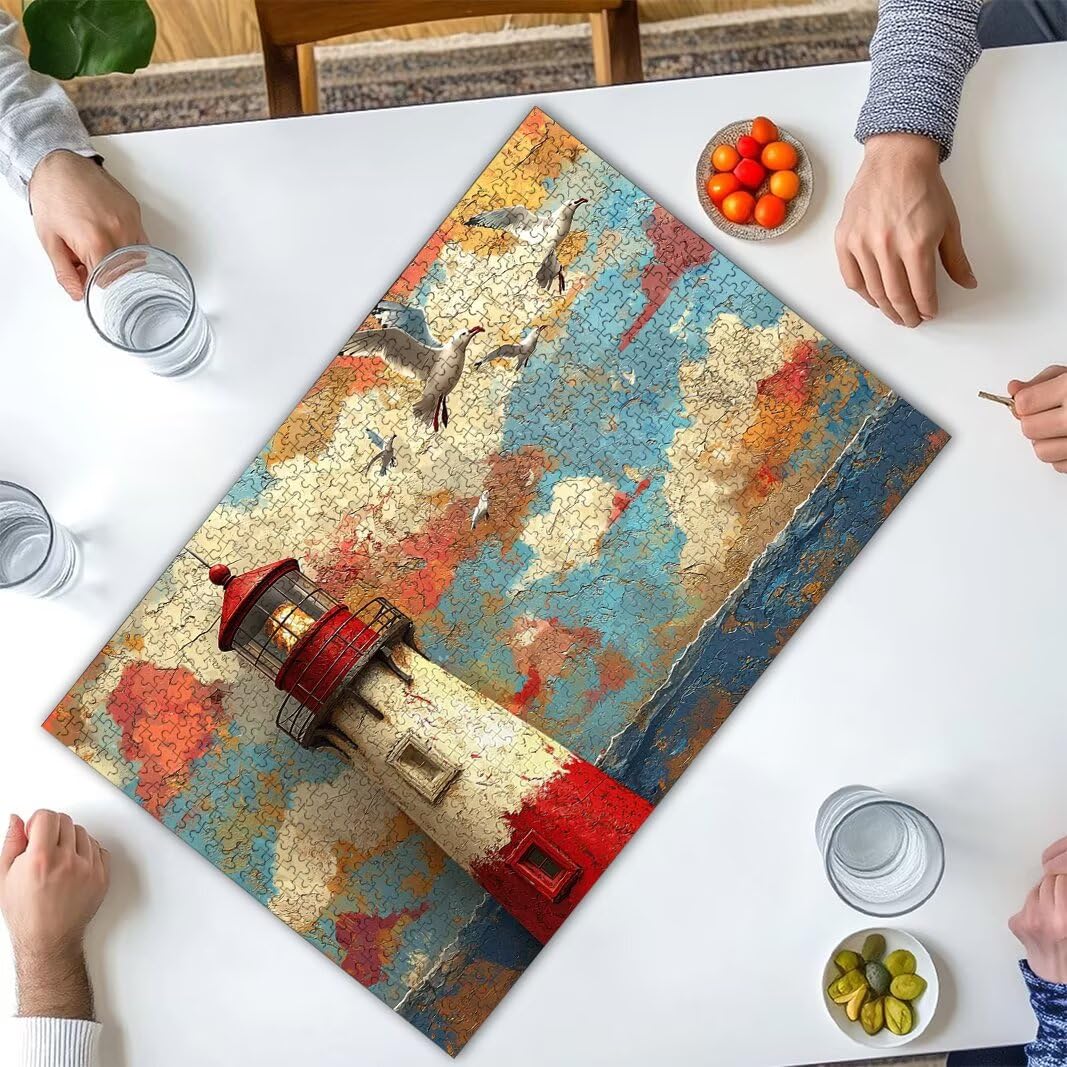 Puzzle Faro, Puzzle 1000 Pezzi per Adulti, Decor, Regalo Donna/Uomo -2449