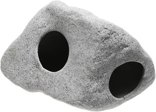 Saim Decoraciones de acuario para cuevas de roca, decoraciones realistas de peceras de piedra para bebé, peces betta, cíclidos, juego de camarones,