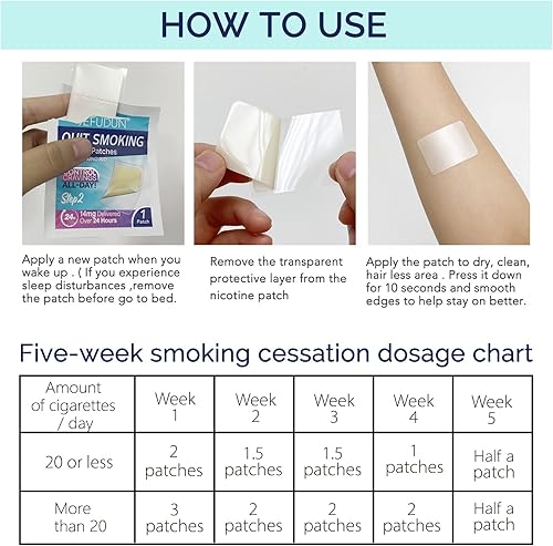 Miniatura 12 de Stop Aid,Paso 3,30 Parches,7mg entregado durante 24 horas,Ayudando a dejar el parche,Parches de parada paso 3,paso 1,paso