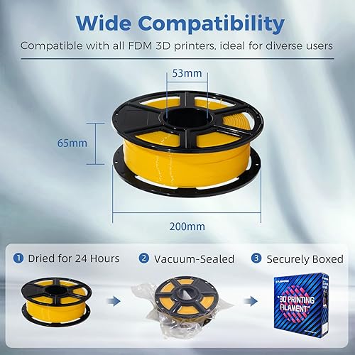 Vista 66 de FLASHFORGE PETG Pro - Filamento de impresora 3D 1/16 de pulgada, +/- 0.001 de pulgada, cambia de color con la luz, esconde perfectamente la línea