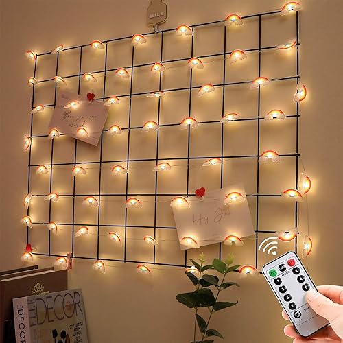 Miniatura 4 de Luces de Cadena Arcoíris 40 LED Luces de Hadas Decorativas para Interiores y Exteriores 8 Modos USB y Pilas 13 pies Luces Centelleantes con Control