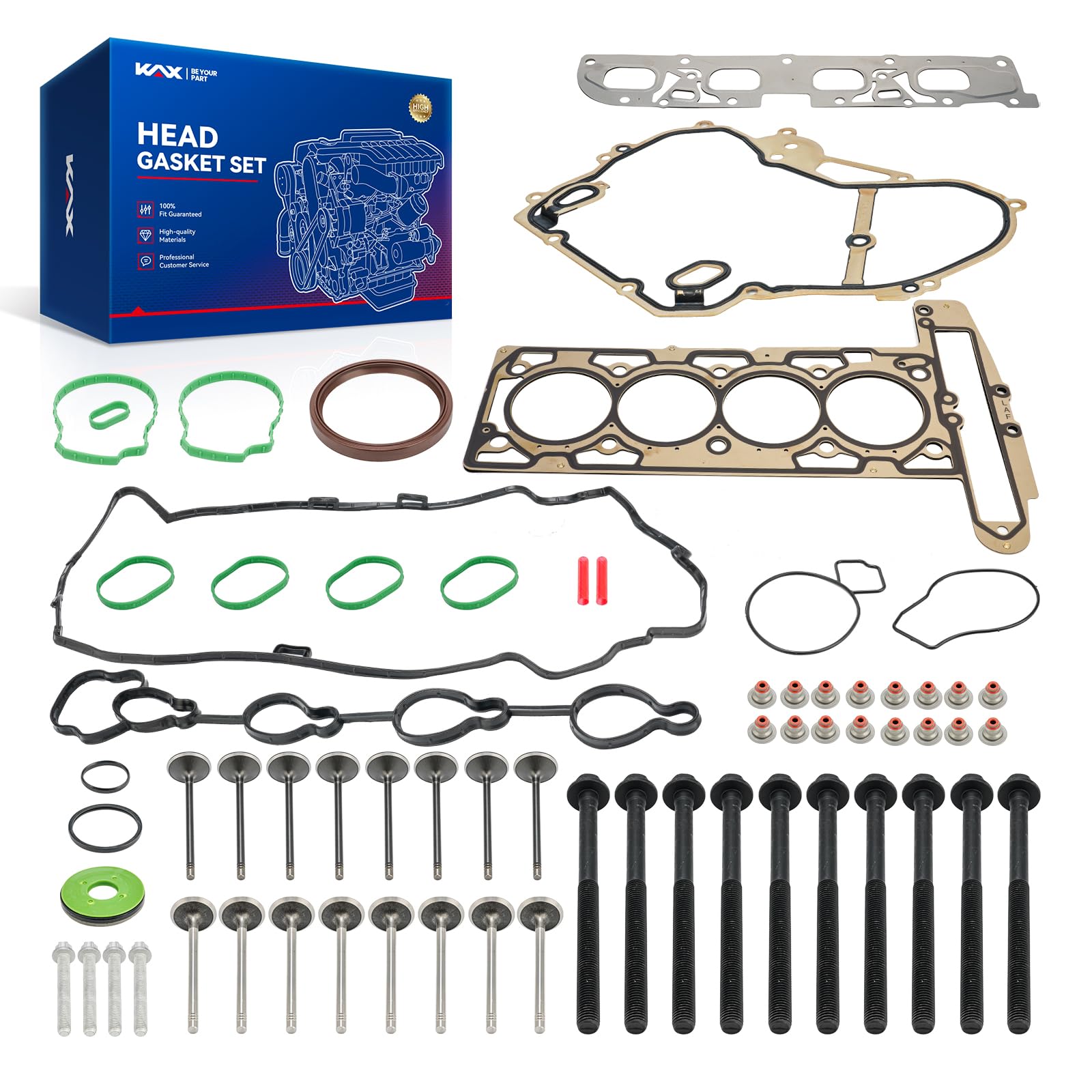 KAX Head Gasket Set Fit for Chevy Equinox/GMC Terrain 2010-2017 2.4L