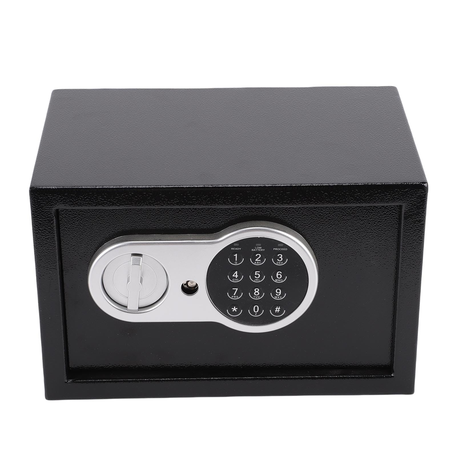 AUNMAS Mini Cassaforte con Blocco Tastiera Digitale e Chiavi di Backup, Armadio di Sicurezza Elettronico per Passaporto Gioielli in Contanti Durante i Viaggi in Ufficio a Casa