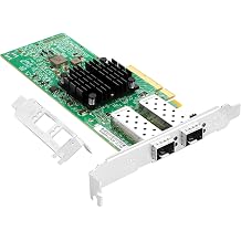 Vogzone 25Gb PCI-E NIC Network Card for Broadcom BCM57414,1GbE/10GbE/25GbE Dual SFP28 Ports, with Broadcom BCM57414B Chip, 25GbE PCI Express 3.0 X8 Ethernet Adapter Support Windows/Linux/VMware/RoCE