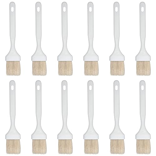 SPARTA 4040102 Meteor - Cepillo de nailon para untar con cerdas de nailon, 2 pulgadas, color blanco, (paquete de 12)