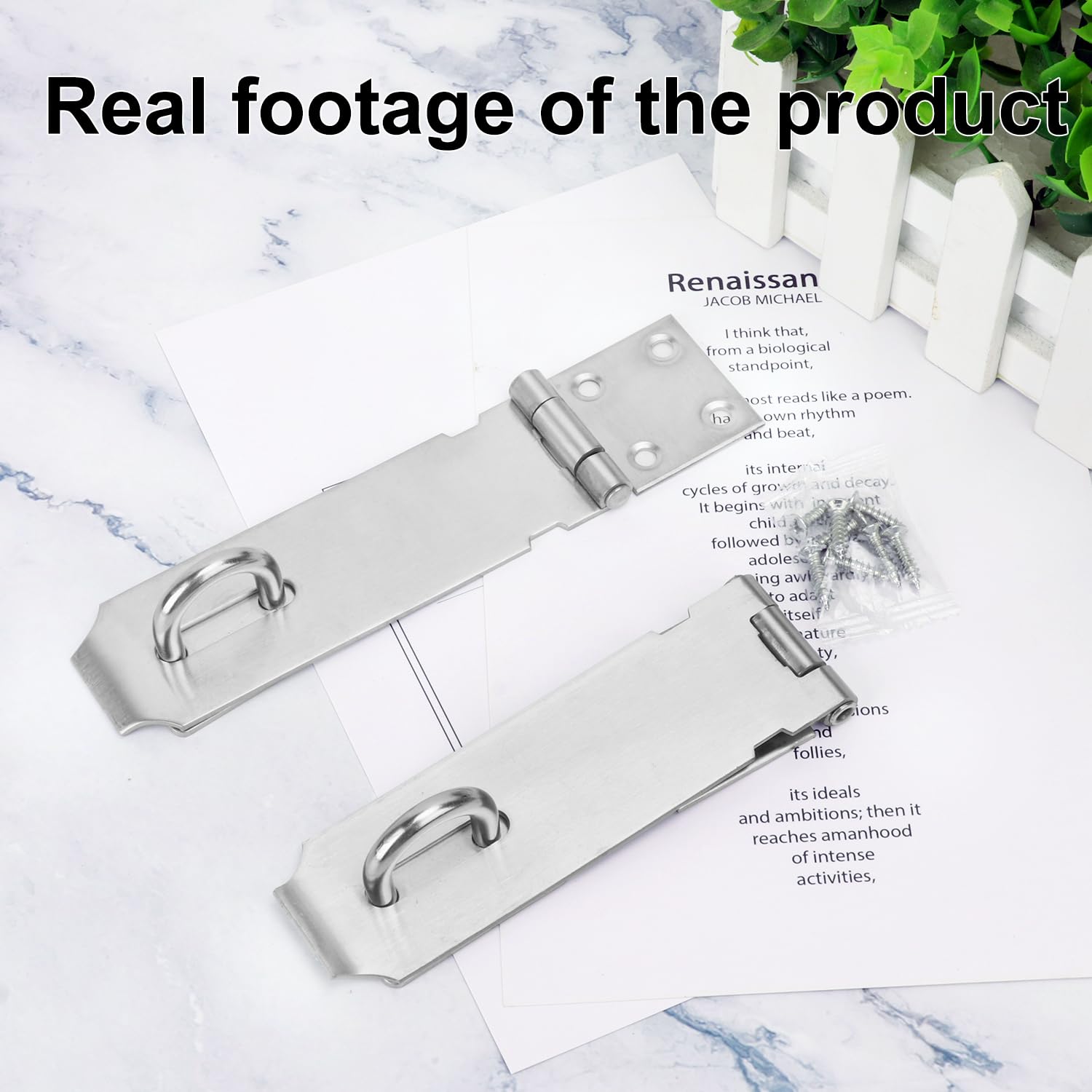 Stainless Steel Anti-Theft Door Lock Gate Hasp Staple Padlock Clasp Shed Latch | Canada