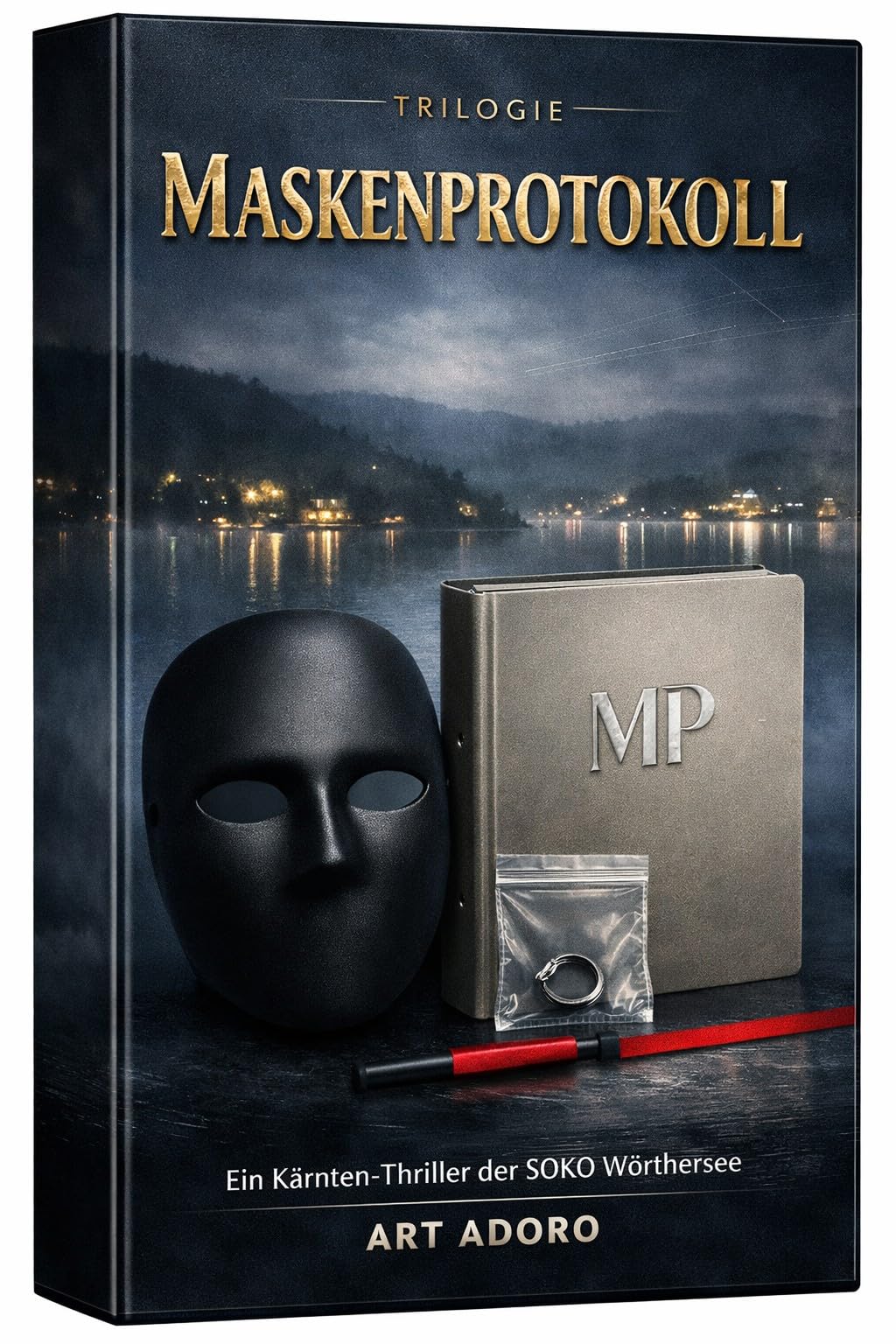 Buchcover: Maskenprotokoll - „Die gefährlichste Lüge ist die, die Sie glauben wollen." von Art Adoro
