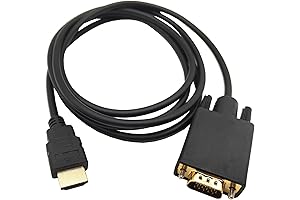 d-sub to hdmi cable 6FT with Gold-Plate Interface