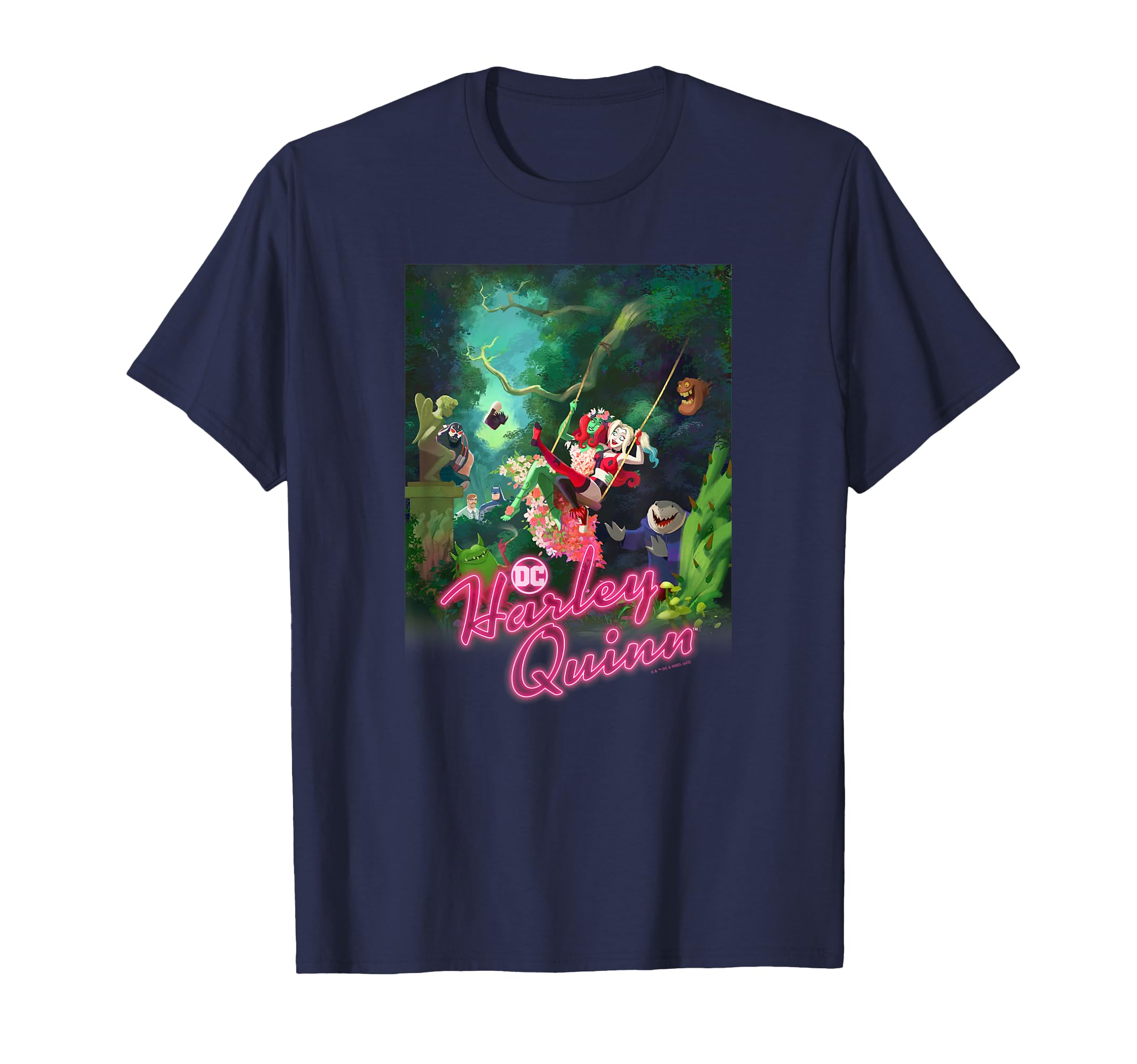 Harley Quinn Nature Group Poster T-Shirt