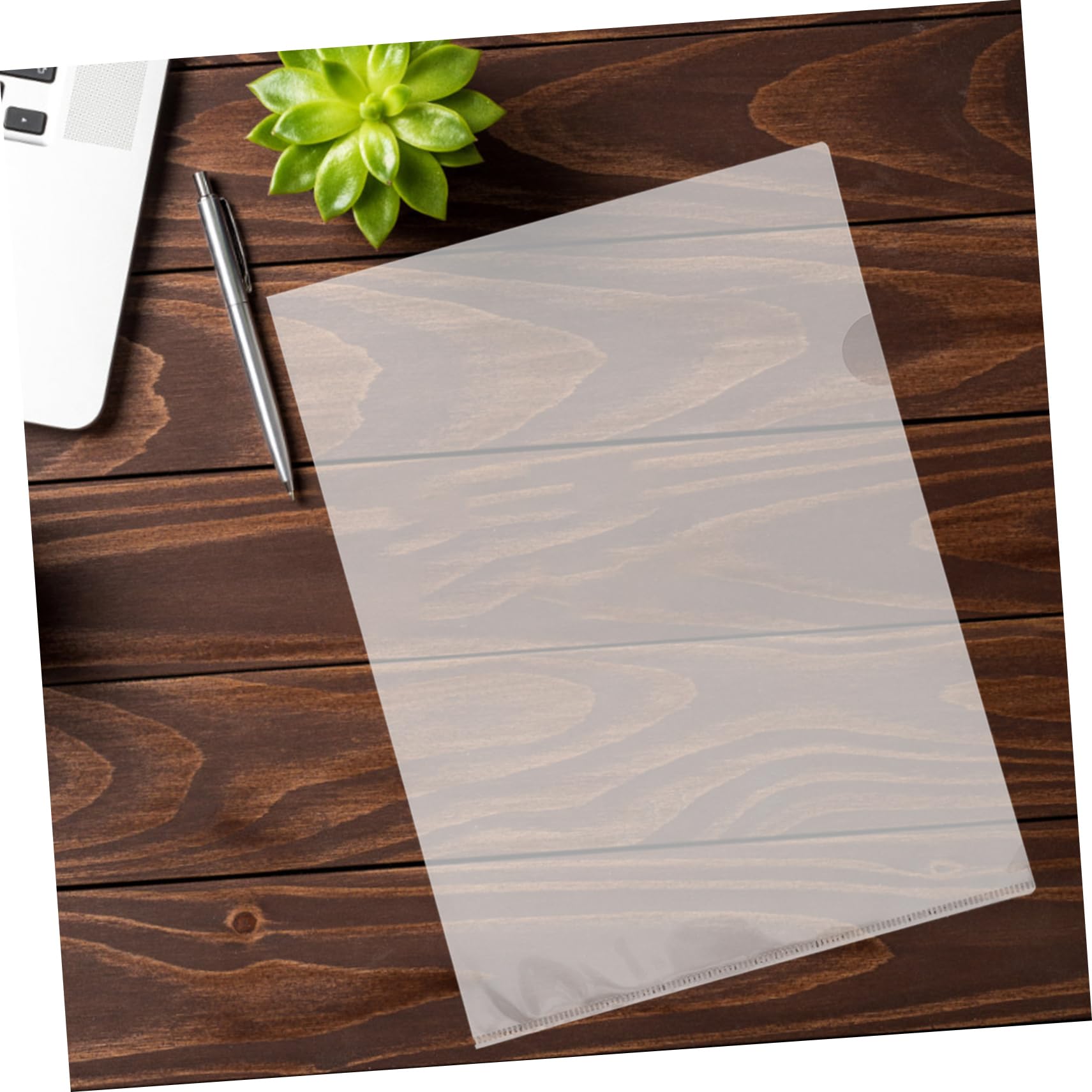 jojofuny 100stücke Klarsichthüllen Transparente Dokumentenmappen aus Kunststoff Papierhüllen Aktenschutzhüllen für Ordner Aufbewahrungslösungen für Scrapbooking-materialien
