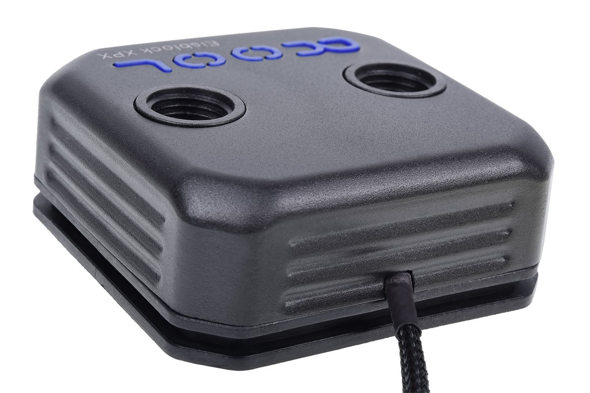 Alphacool Eisblock XPX CPU-Wasserkühler – Für Intel/AMD, Deep Schwarz, 65x65x30 Mm