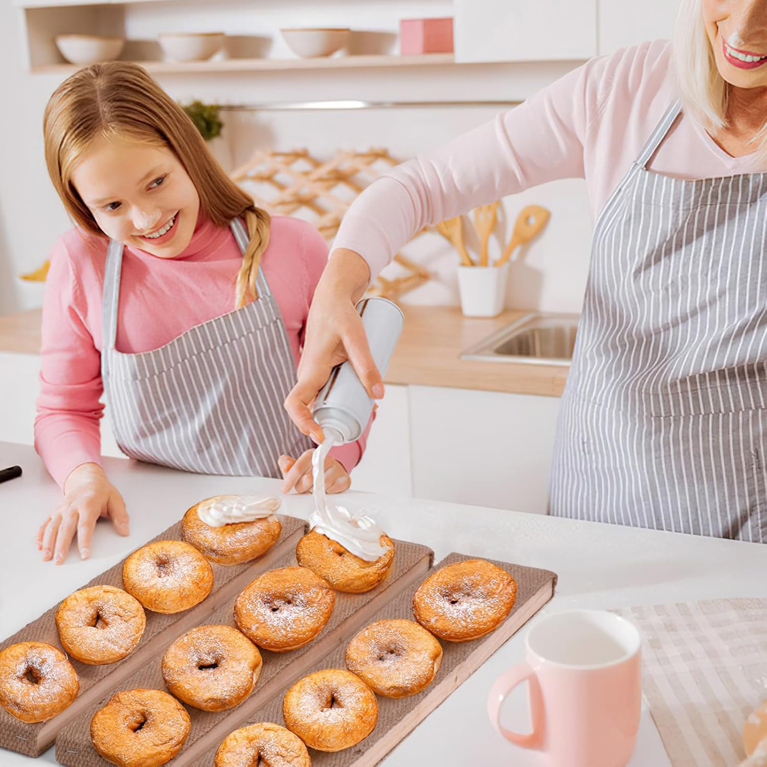3PCs Bagel Boards, Cedar and Burlap, Fits 3-4 Bagels Per Board, Toasting A Beautiful Even Bagel Crust