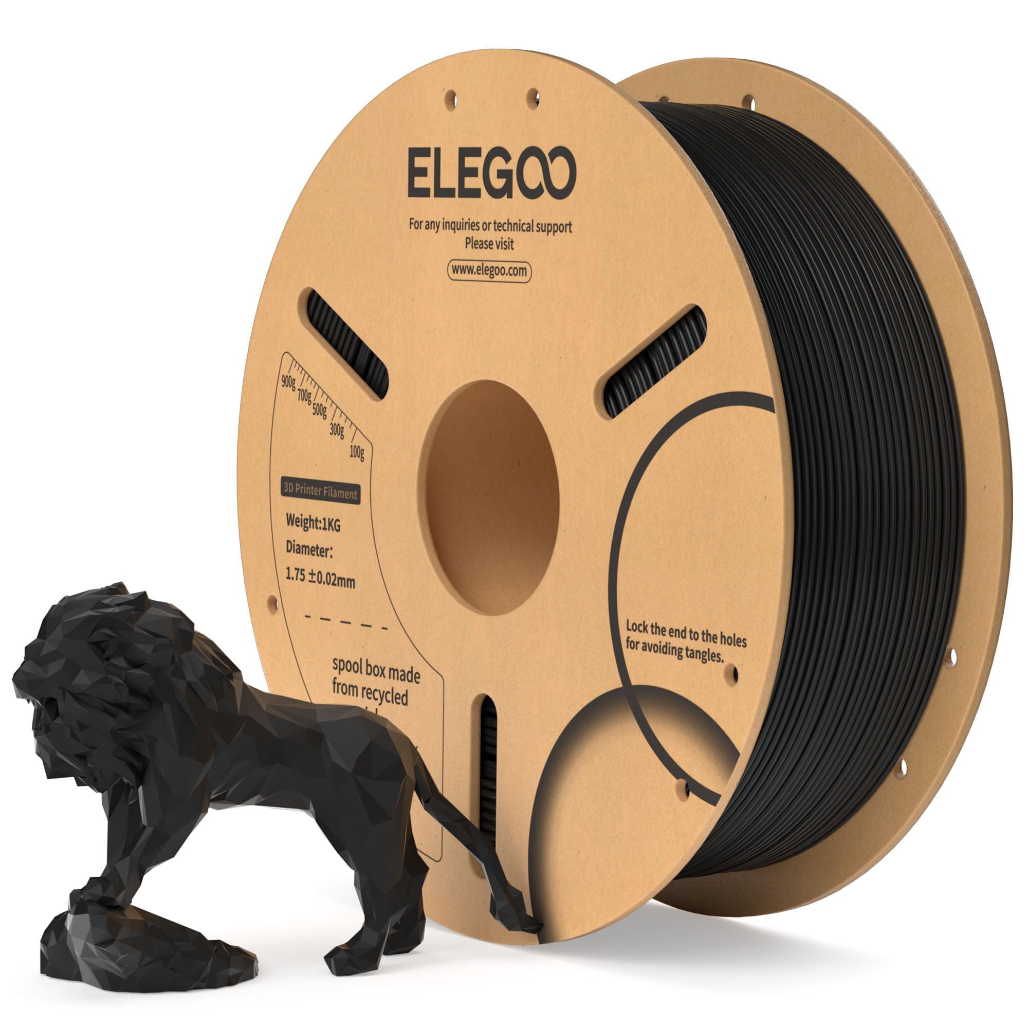 3Dプリンターフィラメント白黒各4HS-PLA1.75mm 8キロまとめ売り