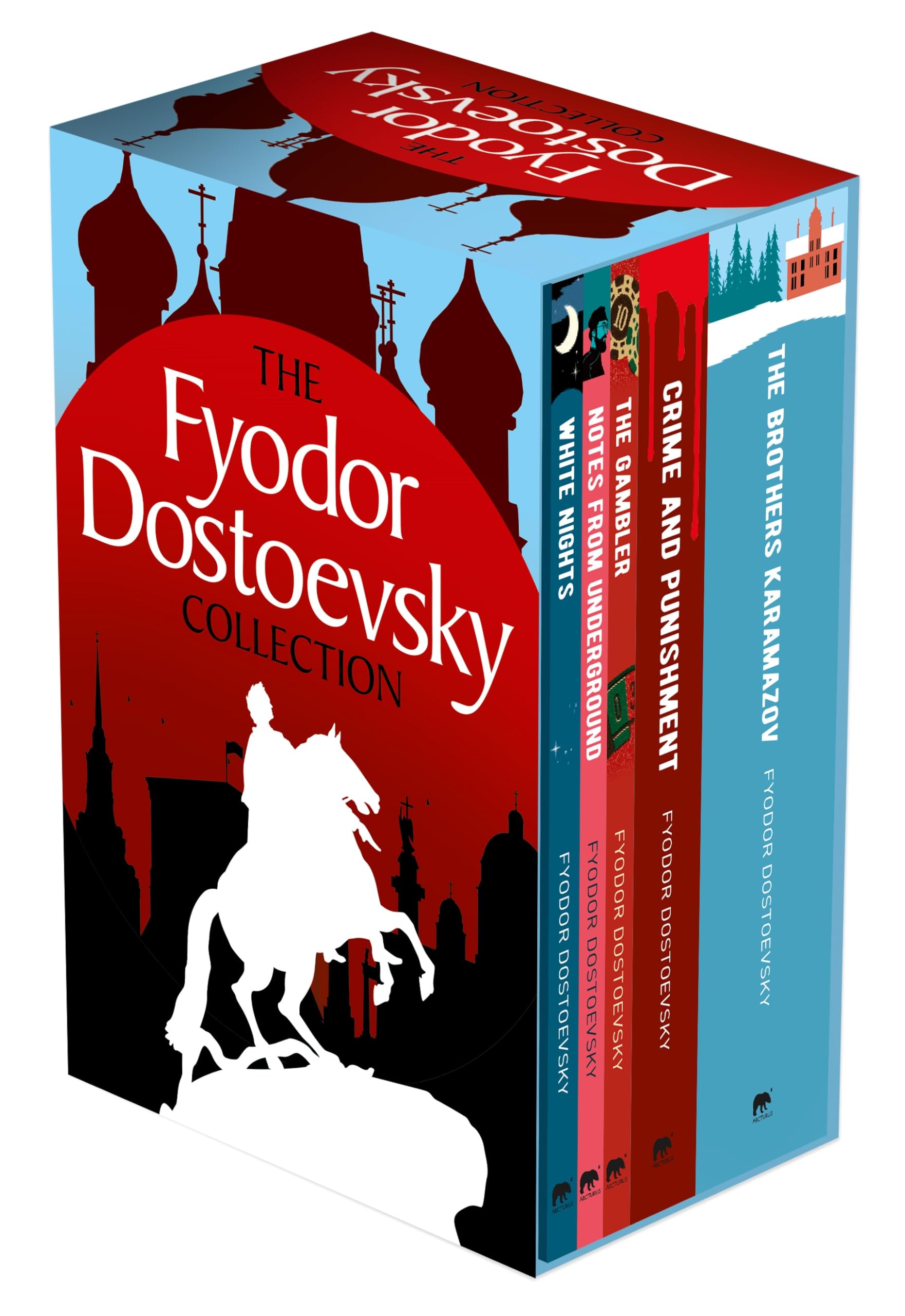 The Fyodor Dostoevsky Collection: 5-Book Paperback Boxed Set (Arcturus Classic Collections)