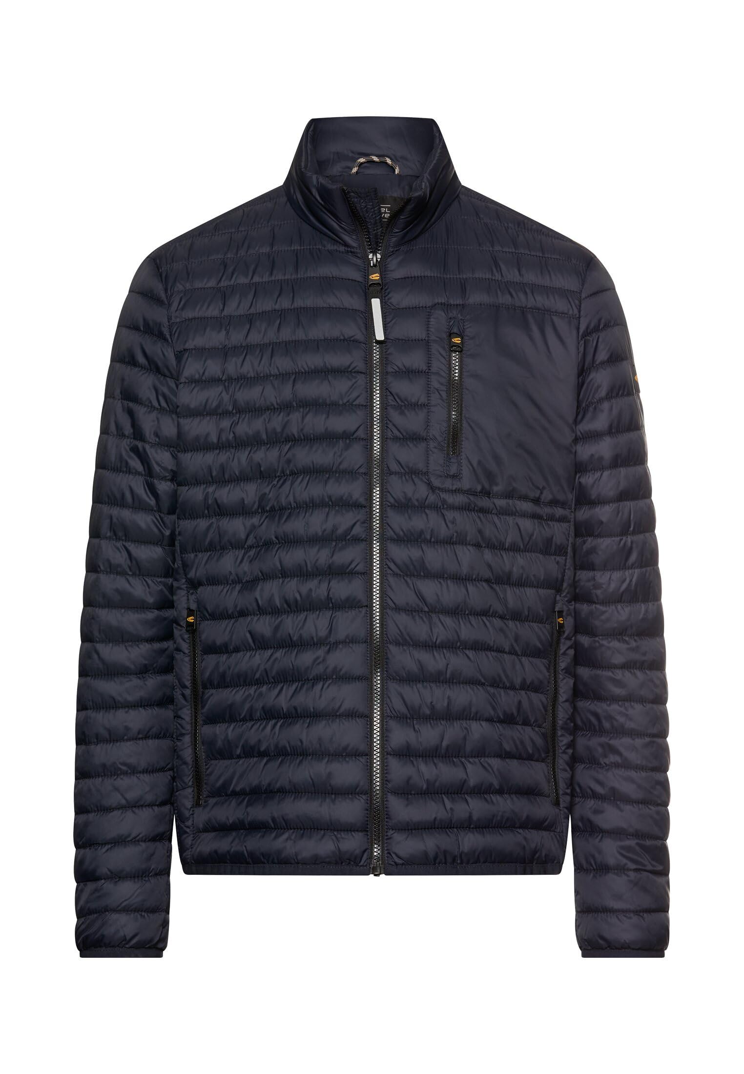 camel active Herren Wasserabweisende Steppjacke | Steppjacke mit Stehkragen, Zwei-Wege-Reißverschluss, praktischen Taschen und wasserabweisender Funktion