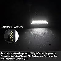 Vista 5 de AlyoNed Conjunto de lámparas LED completas para placa de matrícula compatible con Chevy Silverado GMC Sierra 1500 2500 3500 Suburban Tahoe Yukon XL
