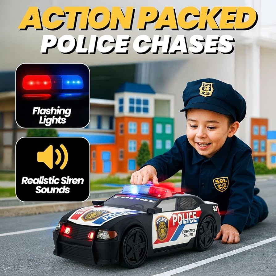 Amazon.com: Liberty Imports Motorized Police Cruiser Kids