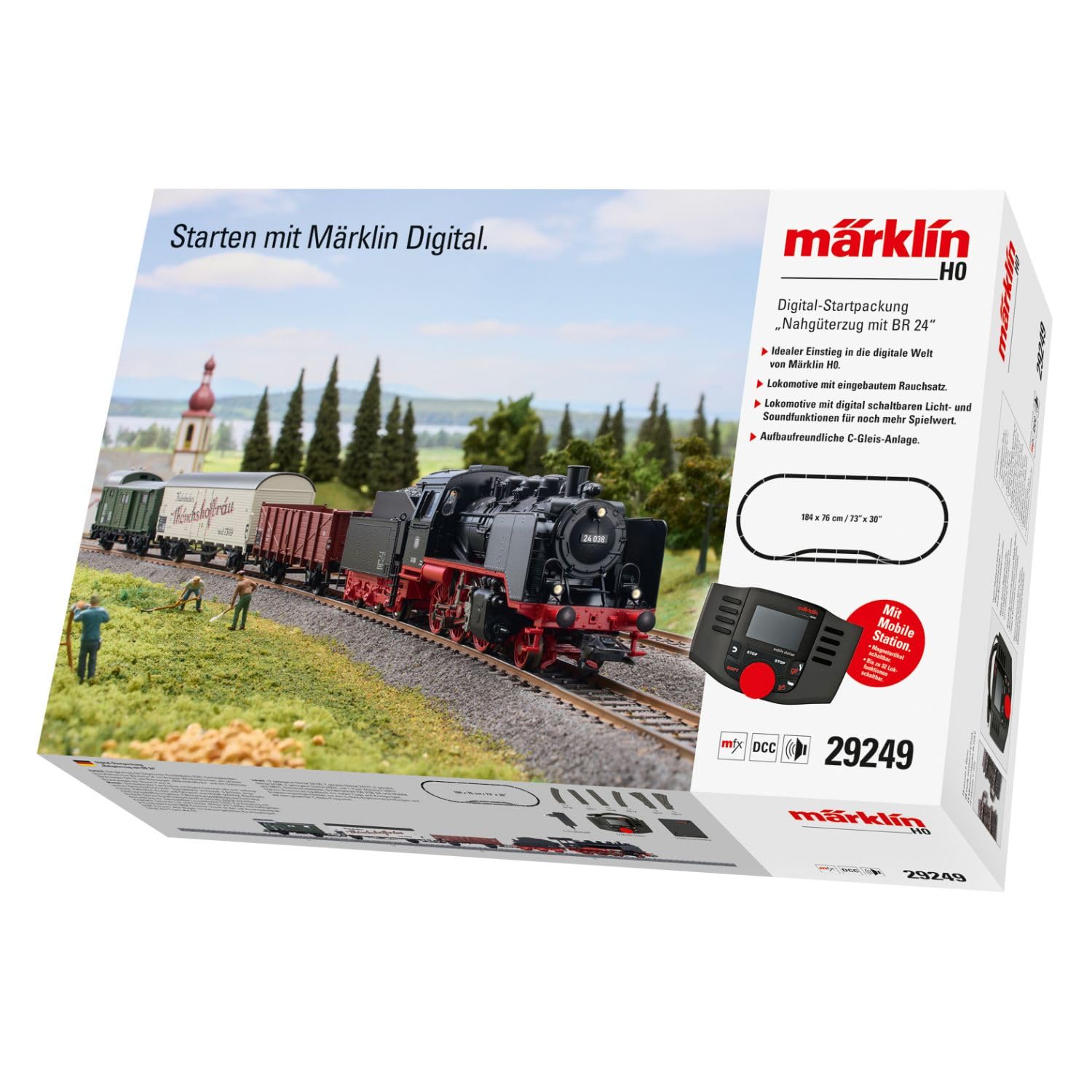 Kit de démarrage numérique Train de Marchandises avec BR 24