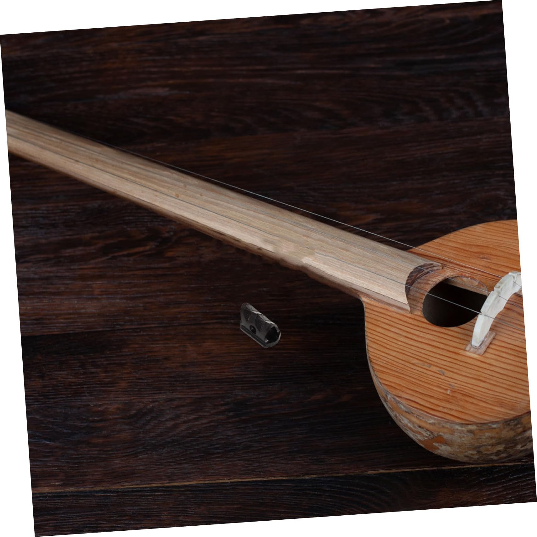 Toyvian Mini Drewniany Mostek Erhu Akcesorium Do Wymiany Dla Tradycyjnego Instrumentu Muzycznego Poprawa Jakości Dźwięku Heban