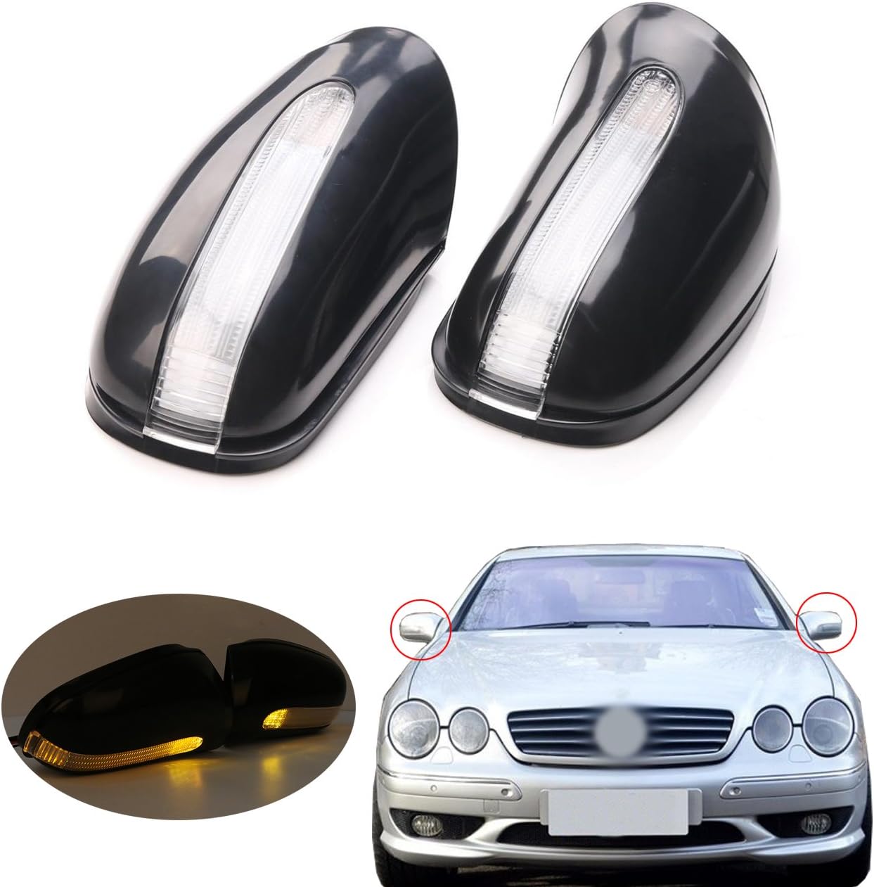 1 Pair Door Side Rear View Mirror Cover With Turn Signal Light For Mercedes Benz W2 C215 Amazon Ca Everything Else 1 Pair Door Side Rear View Mirror Cover With Turn Signal Light For Mercedes Benz W2 C215 Amazon Ca Everything Else