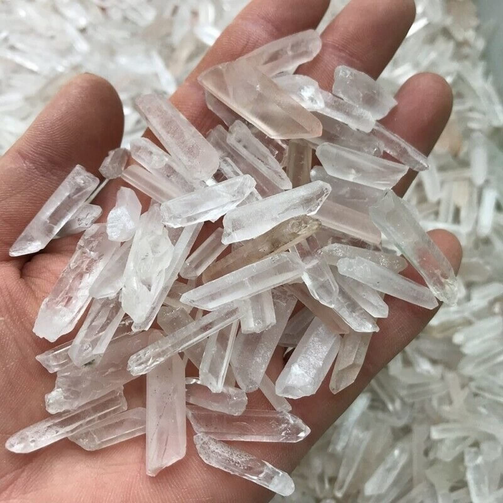 Amazon.com: Natural Clear Quartz Crystal Points 250g Terminated
