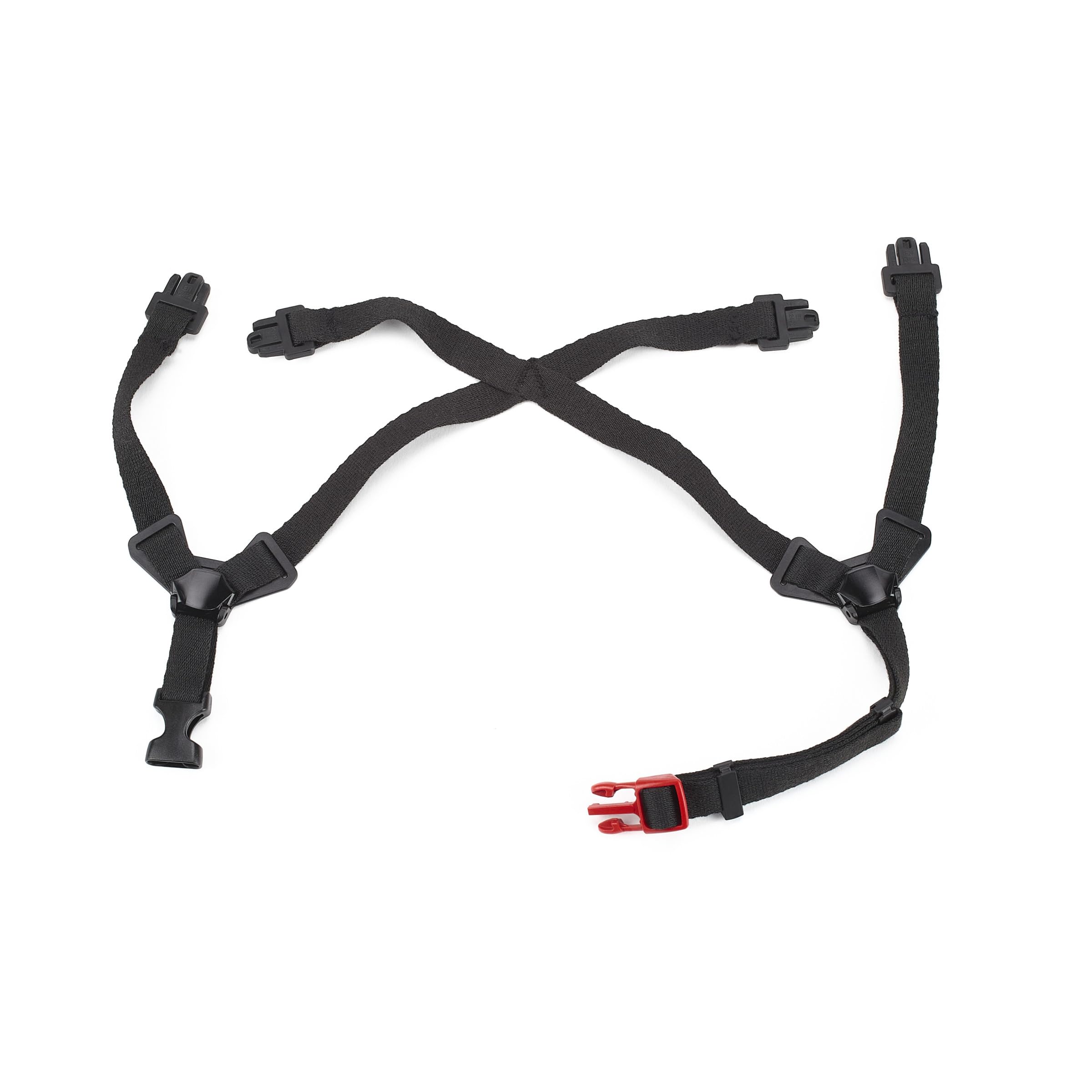 MSA 10250725 - Correa de Barbilla de Nailon de Repuesto para Casco de Seguridad V-Gard H2 de ala Completa, fijación de 4 Puntos, múltiples Puntos de Ajuste, tamaño Universal en Negro