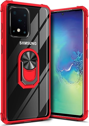 Great ATRULY - Carcasa con función atril para Samsung Galaxy S20 Ultra de 69 pulgadas protección contra caídas Galaxy S20 funda ultratransparente