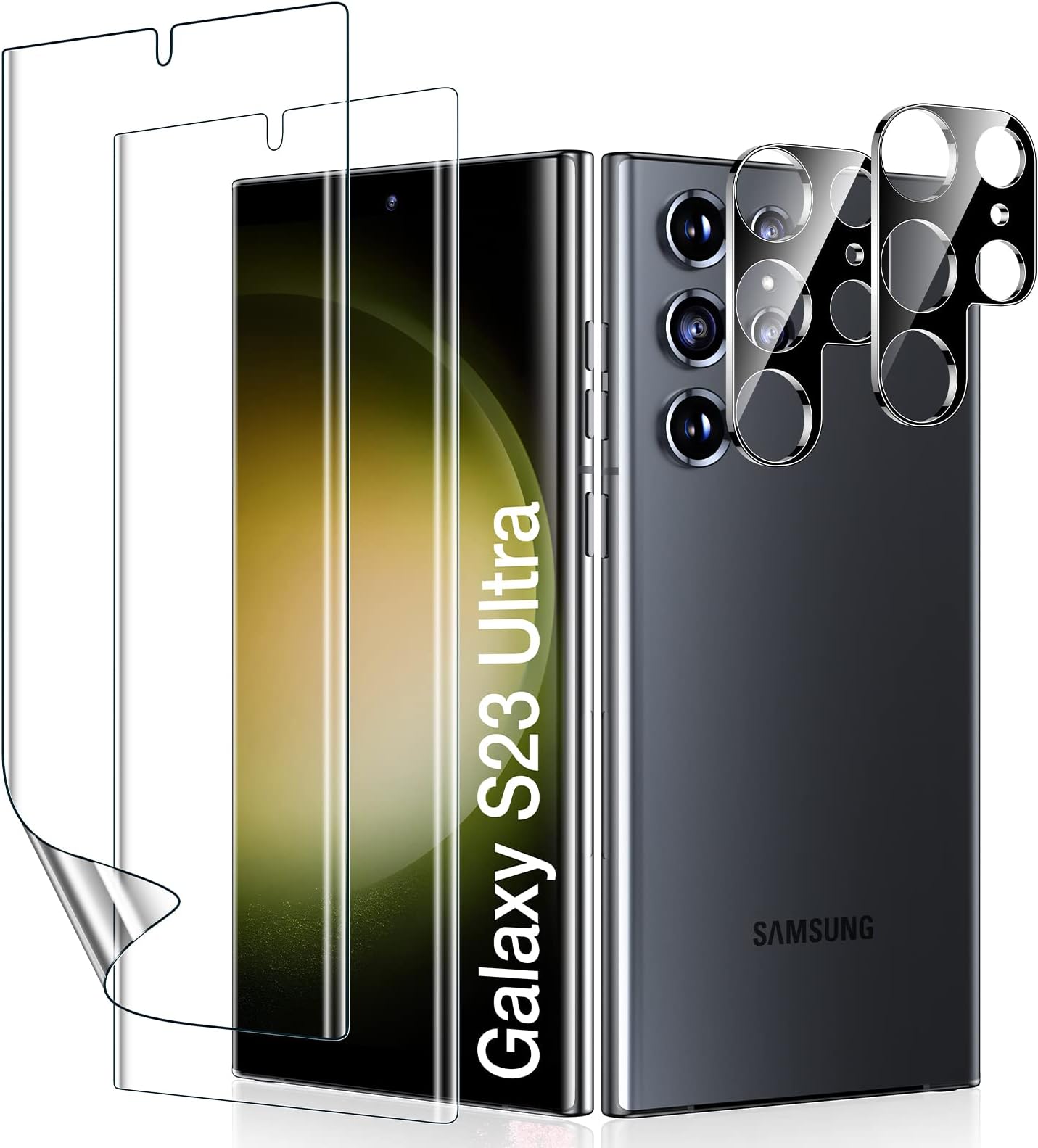 [3 Pack] LK Screen Protector for Google Pixel 3 XL Tempered Glass [New Verison] [Front Camera Hole Opened] Easy Installation Tray