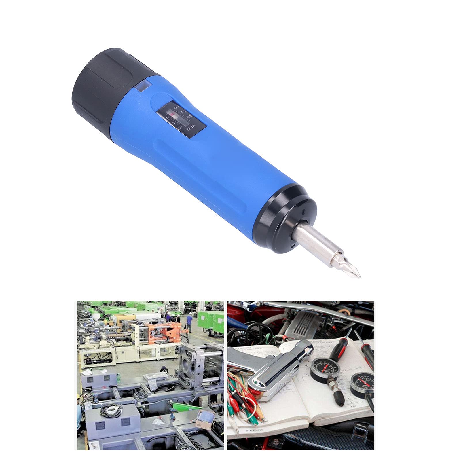Śrubokręt skręcony Zdecydowany Ergonomiczny uchwyt przemysłowy narzędzie sprzętowe dla mechaników inżynierowie ABS Aluminium 1/4 cala gniazdo napędowe (-1011210579711)