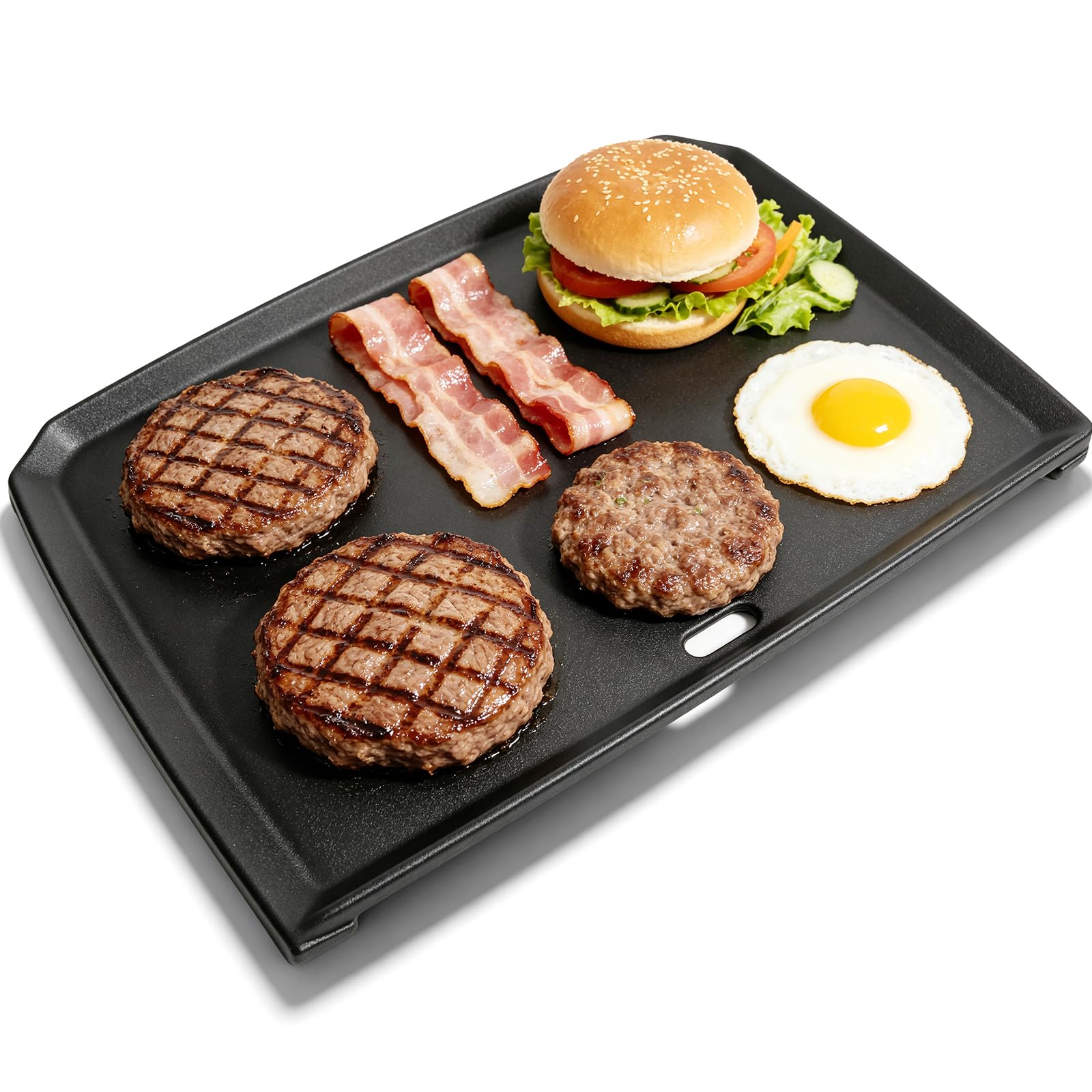 Piastra in ghisa massiccia da 38,6 x 24 cm, per barbecue elettrico Weber Pulse 2000