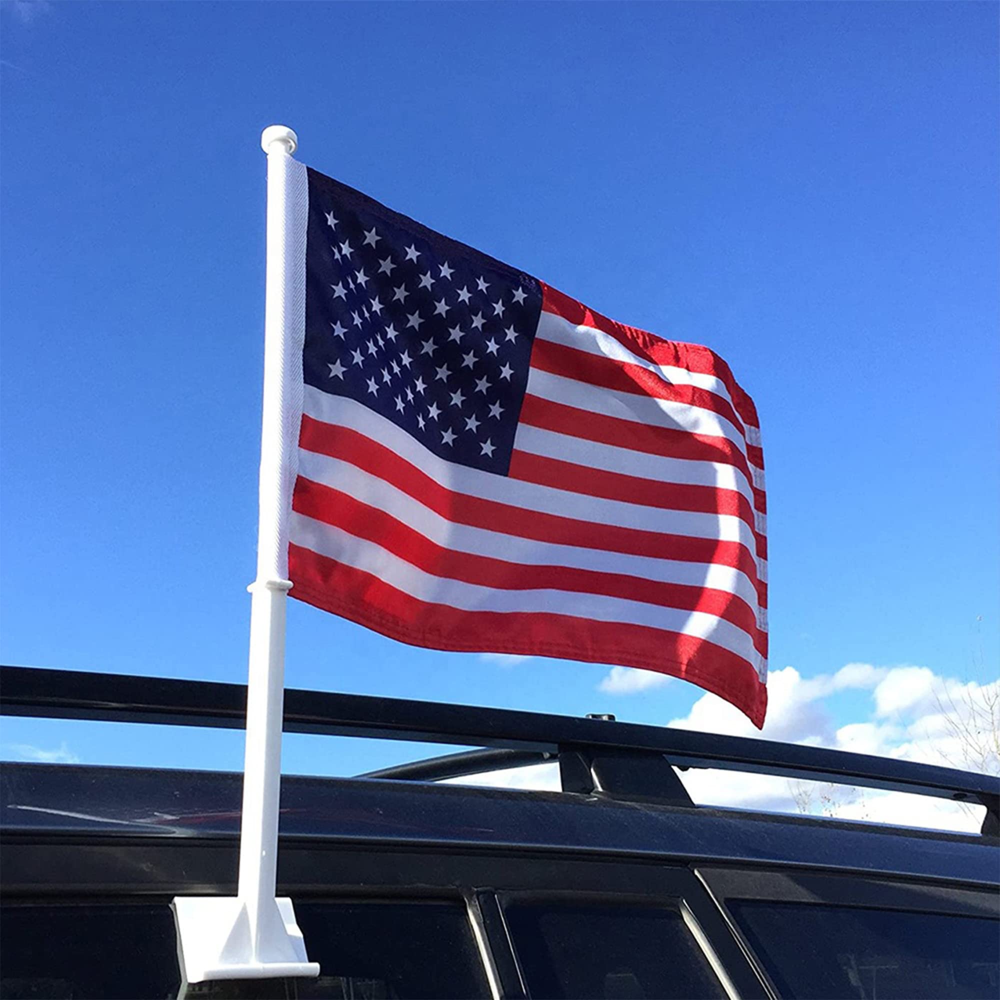Amazon.co.jp: 車、トラック、SUV、ボート用アメリカ国旗(12インチ x