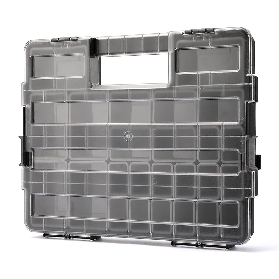 Many 角ストッカー MIXPOWER 16.5-Inch Portable Storage Organizer with Double