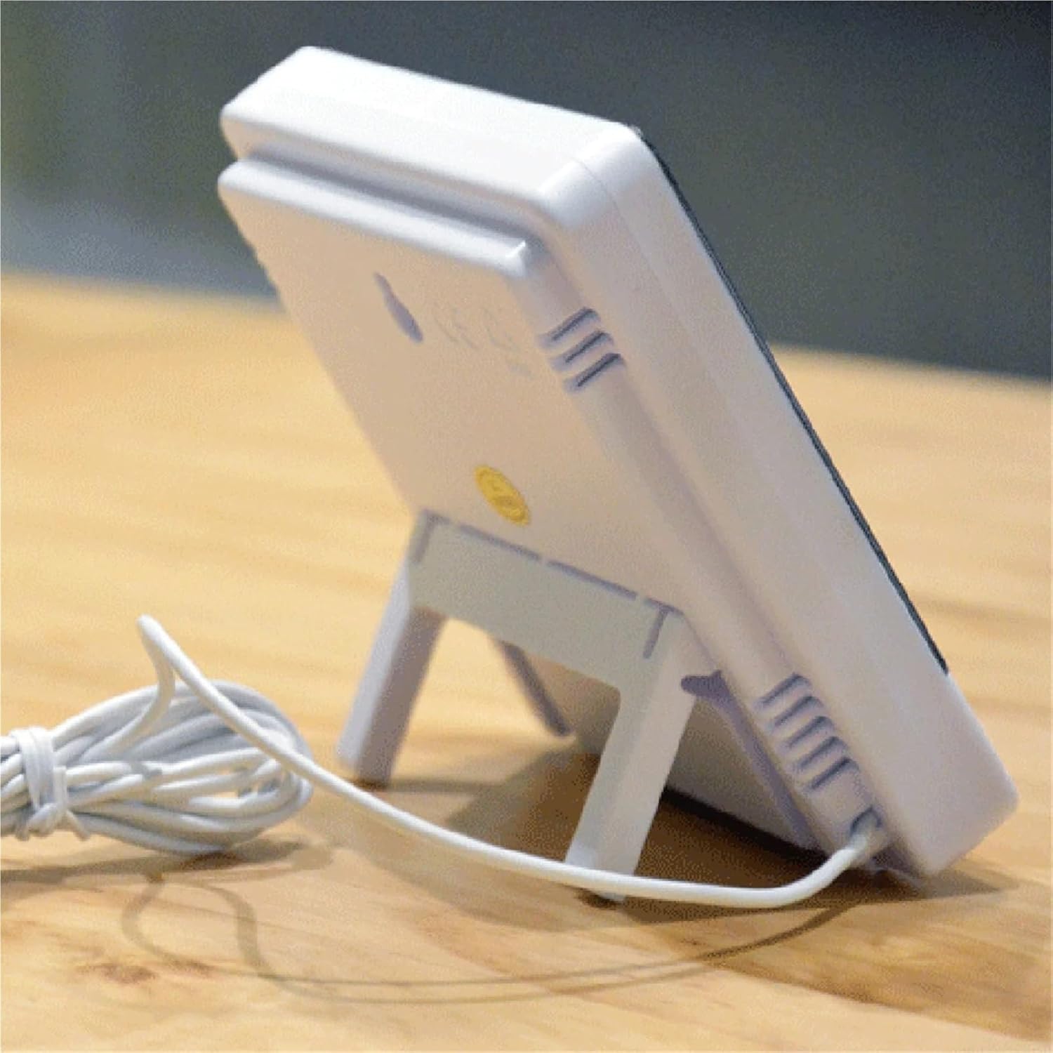 1pcs Thermometer Hygrometer Meter Digital Dual Probe Temperature Sensor Weather Clock Time Desktop Table Clocks