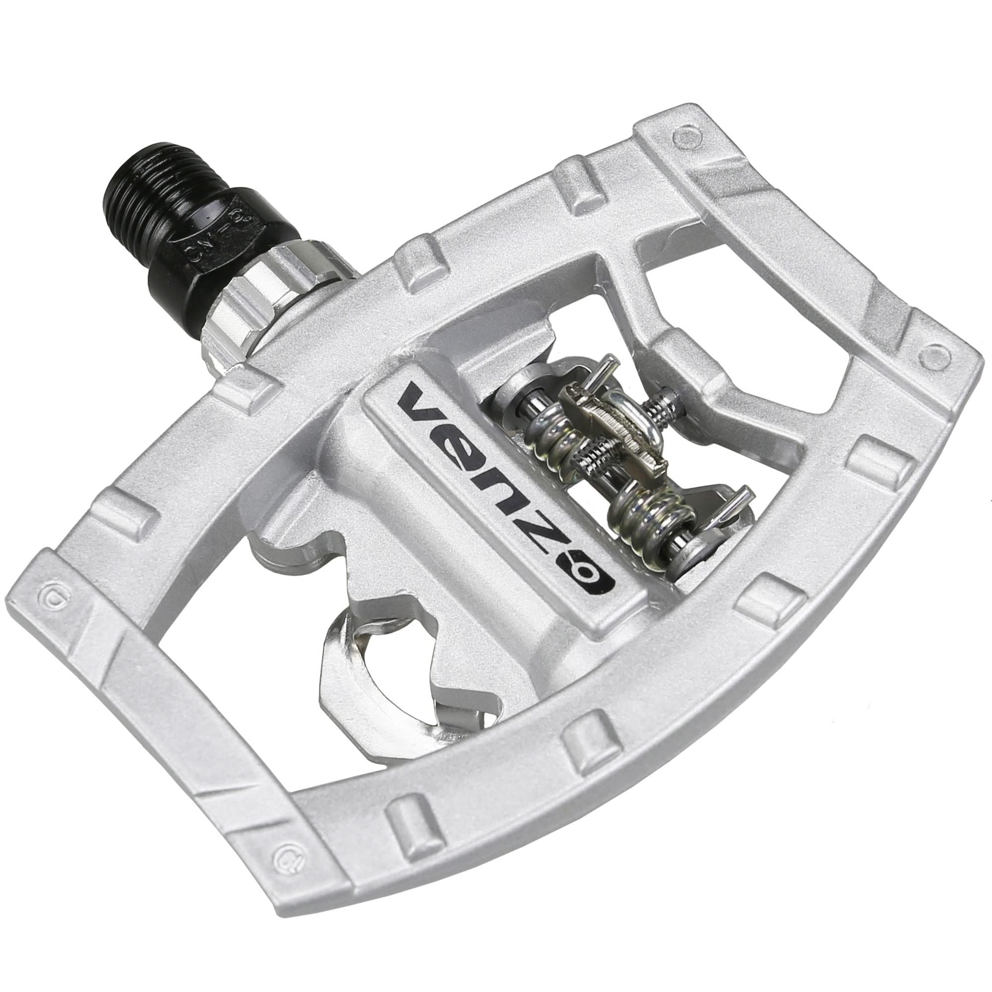 Venzo Dual Function Platform Multi-Use Compatible with Shimano SPD Mountain Bike Bicycle Sealed Clipless Pedals - Dual Platform Multi-Purpose - Great