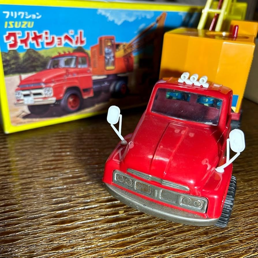 トヨタ　ボンネットトラック　日本製　ブリキ　おもちゃ　1/18スケール以上 トヨタ ボンネットトラック 日本製 ブリキ おもちゃ 1/18